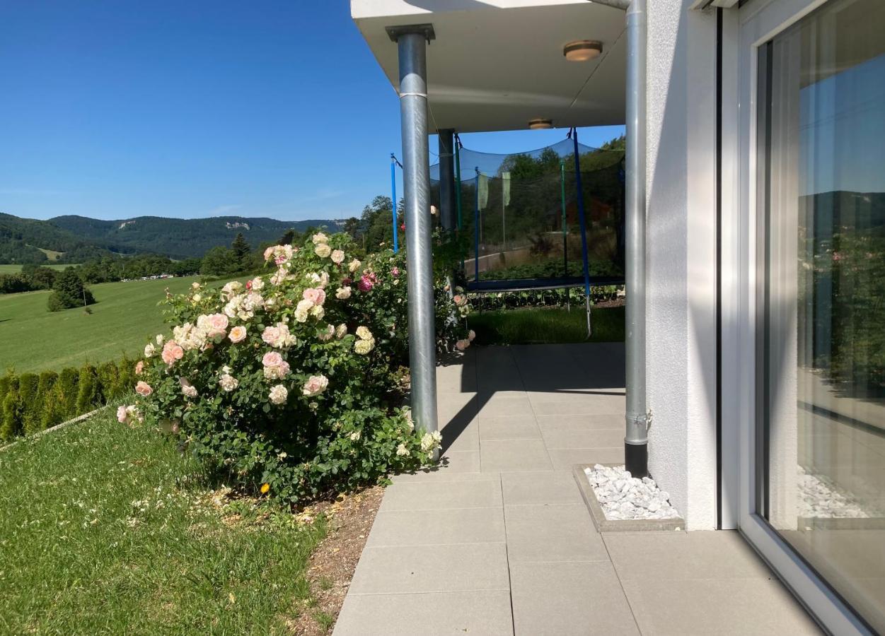 Atemberaubender Ausblick Mit Premium-Wanderwegen Vor Der Haustuer Apartman Albstadt Kültér fotó